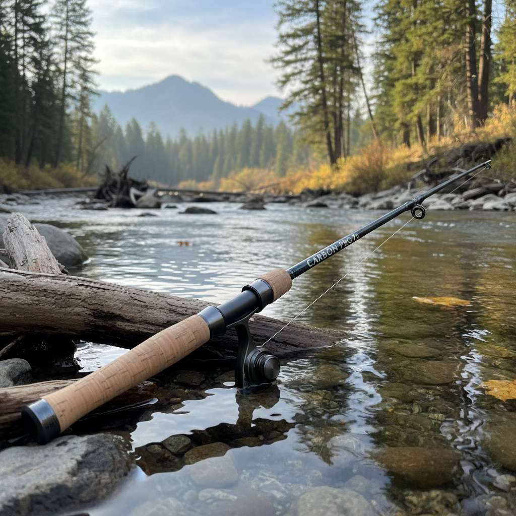 Carbon Pro 7ft fishing rod product photo